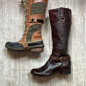 Sorel Conquest Carly and Riding Boots Bundle